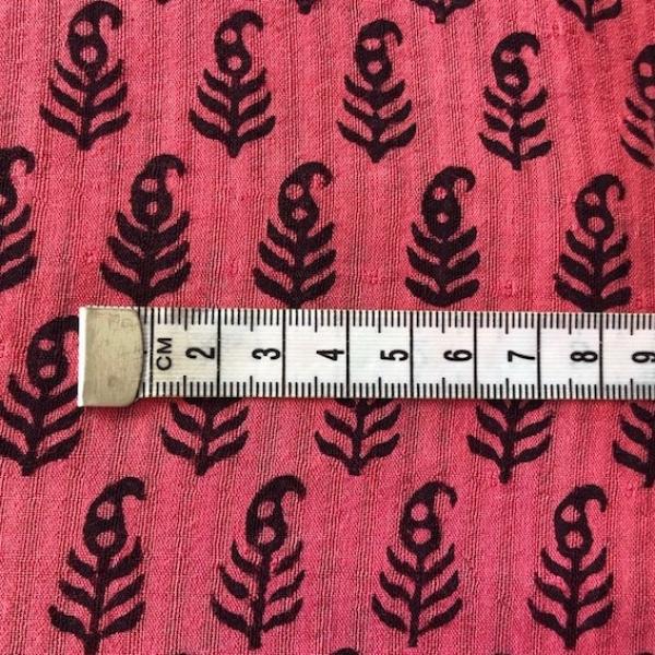 Hand Block Print aus Indien – PINK PAISLEY